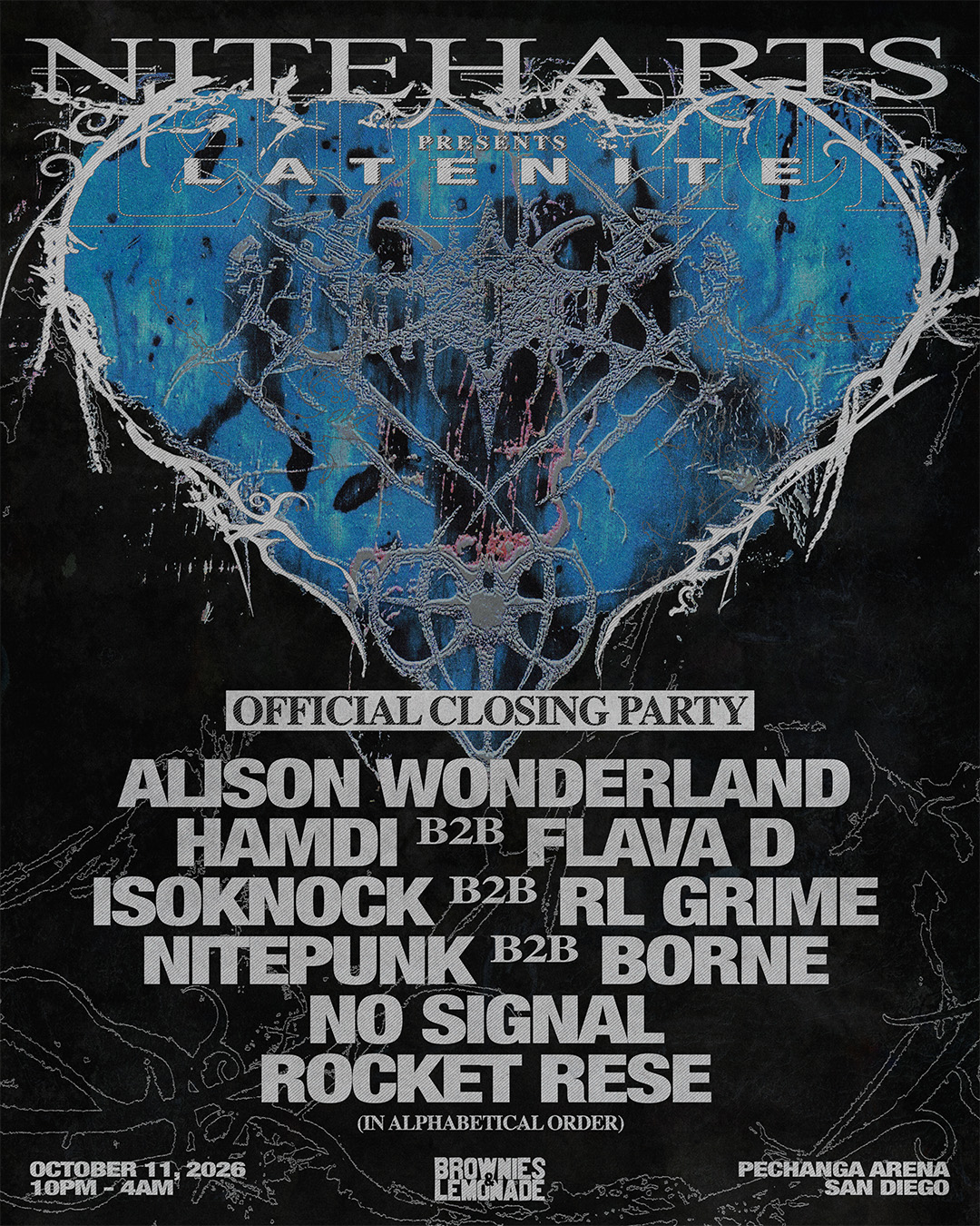 NITEHARTS presents LATENITE - Official Closing Party